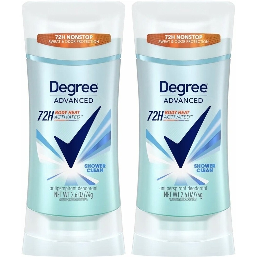 Degree Advanced Antiperspirant Deodorant 2 count 72-Hour Sweat & Odor Protection
